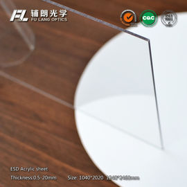 China taxa de transmissão clara alta cortada costume das folhas acrílicas de 16mm, Transmissivity 91,5% fornecedor